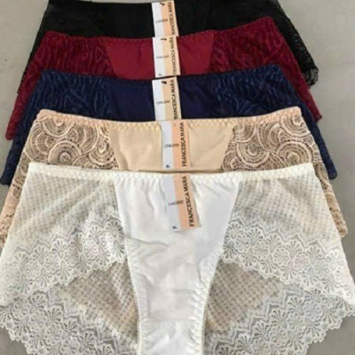 Combo 5 quần lót nữ thun phối ren lưng cao Mara MR001