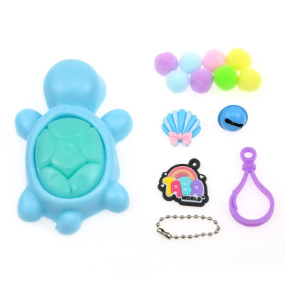 Đồ Chơi Móc Khóa Squishy - Taba World 855002-6L - Rùa Nhỏ