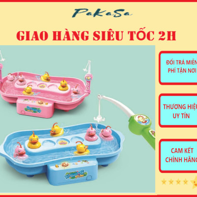 Bộ Đồ Chơi Câu Cá, Đồ Chơi Câu Vị Dưới Nước Phát Nhạc Vui Nhộn Cho Bé PaKaSa - Hàng Chính Hãng