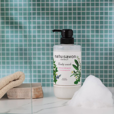 Sữa Tắm Natusavon Dưỡng Trắng Da Kose Softymo Natusavon Select White Body Wash Refresh (500 mL)