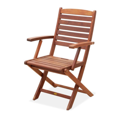 Ghế  Xếp Manis Có Tay IBIE NC2013 (57.5 x 61 x 88 cm) - Nâu