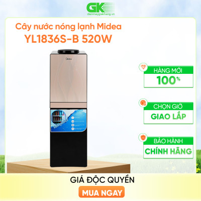 Cây nước nóng lạnh Midea YL1836S-B - Hàng Chính Hãng