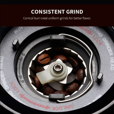 Máy xay hạt cà phê Espresso cao cấp Shardor BD-CG018 Tích hợp 51 chế độ xay hạt cà phê- hàng chính hãng