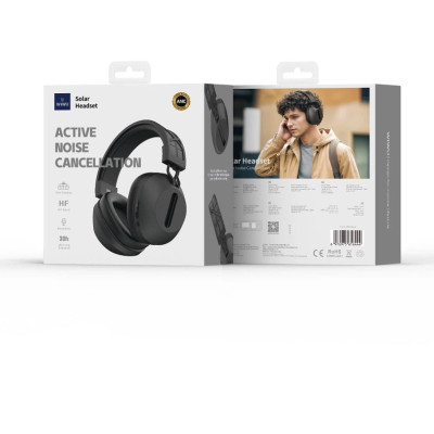 Tai Nghe Không Dây Wi WU Solar Headset ANC TD-06 – Công nghệ chống ồn, sạc pin bằng năng lượng mặt trời - Hàng Chính Hãng