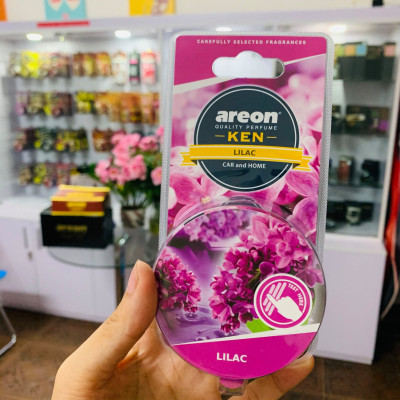 Sáp thơm ô tô hương hoa tử đinh hương – Areon Ken Lilac (NHẬP KHẨU BULGARIA)