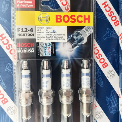 Bộ Bugi Chân Côn Ngắn Bosch (Platinum-04 Chấu-Vỉ 4 Con) Ford Explorer Mondeo Focus Escape 3.0/2.3 (-2006) Mazda 6 (-2008) - HGR7DQI