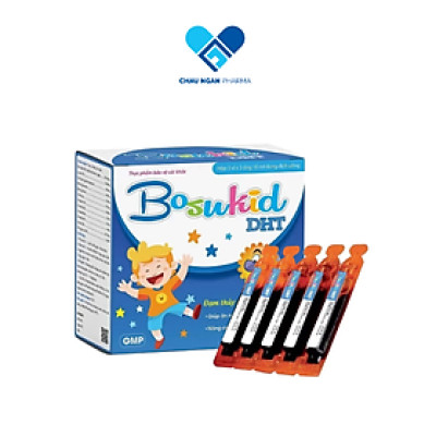 Bosukid DHT  Hộp 15 ống 10ml - Đạm thủy phân tự nhiên - Giúp bé ăn ngon - Tăng cường sức đề kháng