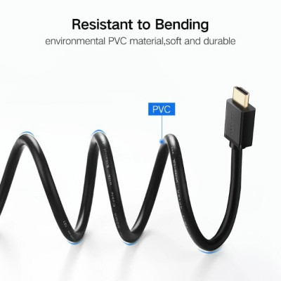 Ugreen UG10107HD104TK 2M màu Đen Cáp tín hiệu HDMI chuẩn 1.4 hỗ trợ phân giải 4K * 2K 60hz - HÀNG CHÍNH HÃNG