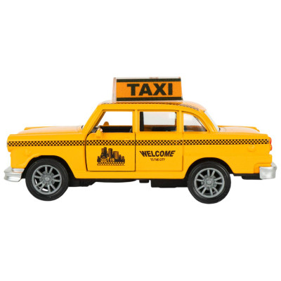 Đồ Chơi Mô Hình Xe Taxi Chạy Trớn - Toys&Joys 53224 - Màu Vàng