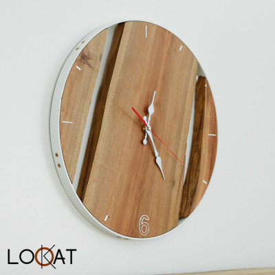 Mặt Đồng Hồ Treo Tường Chế Tác Ấn Tượng Phong cách Natural Hòa với thiên nhiên DH12050116