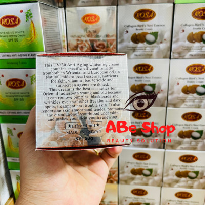 Kem ROSA UV/30 ANTI-AGING WHITENING CREAM 20g - Chống Nhăn - Ngừa Lão Hóa - Giảm Mụn