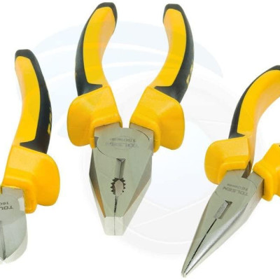 BỘ 3 KÌM RĂNG - CẮT - NHỌN (180MM,160MM,160MM) TOLSEN 10400 - HÀNG CHÍNH HÃNG