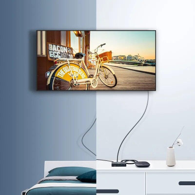 Ugreen UG4020140201TK Màu Đen Bộ chia HDMI 1 ra 2 hỗ trợ phân giải FULL HD - HÀNG CHÍNH HÃNG