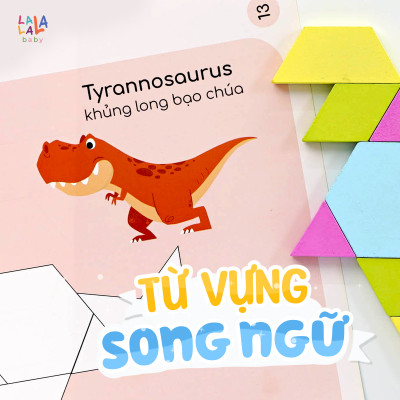 Đồ chơi xếp hình nam châm Lala Wooderland bằng gỗ cao cấp phát triển tư duy sáng tạo logic cho bé - Lalala baby