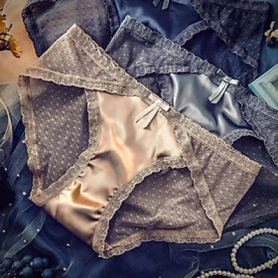 Combo 5 Quần Lót Nữ Phi Lụa Phối Ren 838 – Mềm Mịn, Quyến Rũ, Co Giãn 4 Chiều