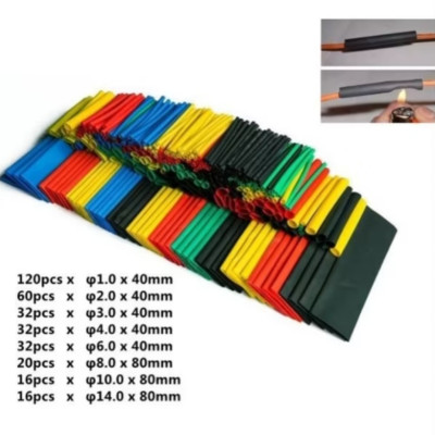 BỘ 328 CÁI ỐNG GEN CO NHIỆT CÁCH ĐIỆN ĐỦ LOẠI LỚN BÉ KÍCH CỠ THUẬN TIỆN CHO MỌI NGƯỜI