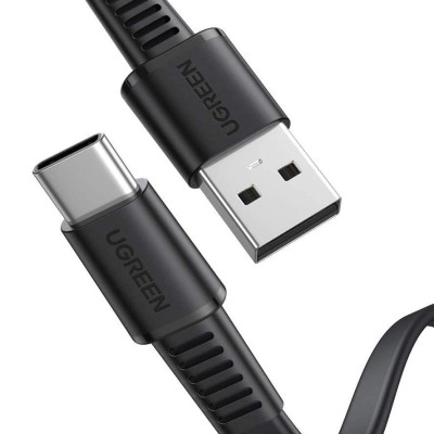 Ugreen UG10971US332TK 0.5M màu đen usb type c 2.0 cáp sạc và truyền dữ liệu từ máy tính ra điện thoại - HÀNG CHÍNH HÃNG