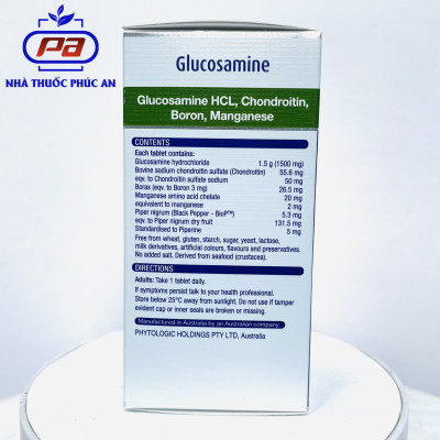 Viên uống hỗ trợ xương khớp Glucosamine 1500 Plus Henry Blooms 30 - 90 viên