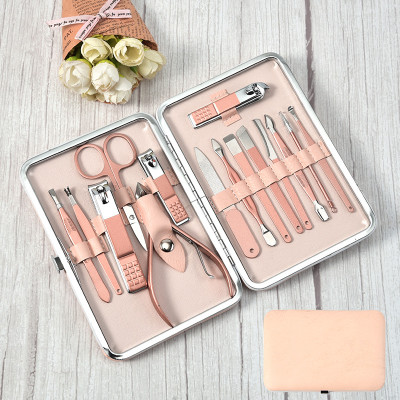 Bộ Dụng Cụ Bấm Móng Tay 16 món - Bộ Cắt, Bấm Dũa Móng Tay Cao Cấp Có Hộp Đựng Sang Trọng