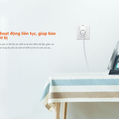  Ổ cắm wifi thông minh Tenda SP3 Điều khiển từ xa - Hàng Chính Hãng