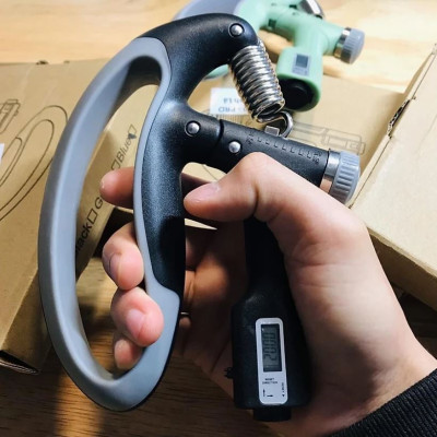 Kìm bóp tay, Kìm tập cơ tay dụng cụ tập gym tại nhà điều chỉnh lực 10-100kg có đếm số tự động D Danido