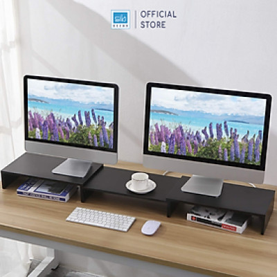 Bộ 3 Kệ Để Màn Hình Đa Chức Năng Dễ Dàng Điều Chỉnh Chiều Dài Từ 80 Đến 120cm SIB Decor KDB10