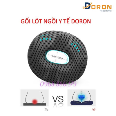 Gối Lót Ngồi Chữ O Công Thái Học Doron Thoáng Khí, Giảm Đau Xương Cụt, Ê Mỏi Mông Cho Dân Văn Phòng, Bà Bầu
