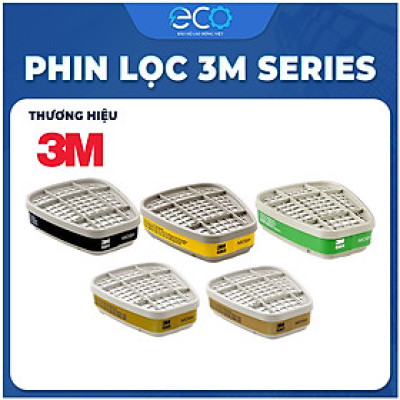 Phin lọc độc, phin lọc hữu cơ 3M 6001, 3M 6003 ,3M 6004, 3M 6006 và 3M 6007 dành cho mặt nạ 3M