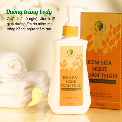 Bộ đánh bay thâm rạn, dưỡng trắng body cơ bản Wonmom