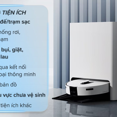 Robot hút bụi lau nhà Samsung VR7MD96514G/SV - Hàng Chính Hãng
