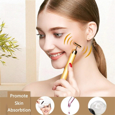 Máy massage mặt 4 đầu nâng cơ, săn chắc da mặt giảm nếp nhăn, giảm bọng mắt, chống thâm quầng (Hàng Chính Hãng)