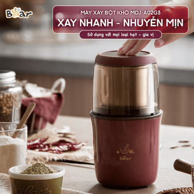 CHÍNH HÃNG BEAR VIỆT NAM Máy xay bột khô Bear MDJ-A02G3