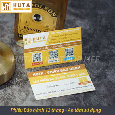 Đèn Bàn Led Quầy Bar HUTA RESNEN Cao Cấp Cảm Ứng Tích Điện Điều Chỉnh Ánh Sáng Vàng Trang Trí Quán Cà Phê, Nhà Hàng, Sự Kiện