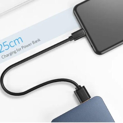 Ugreen UG30159US141TK 1M màu đen Dây USB 2.0 sang Type-C truyền dữ liệu và sạc - HÀNG CHÍNH HÃNG