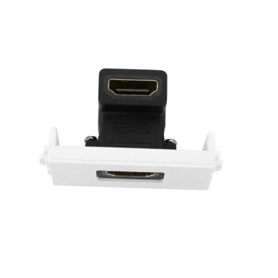Ugreen UG20318MM113TK Màu Đen Mặt nạ HDMI âm tường gập 90 độ cao cấp - HÀNG CHÍNH HÃNG