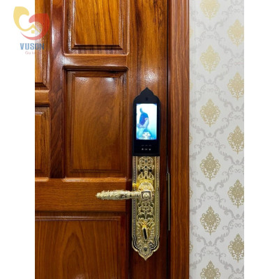 Khóa cửa đại sảnh Demax SL9862 Face ID, App Wifi - Hàng chính hãng