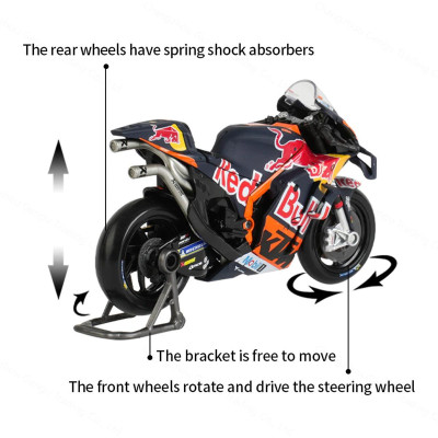 Đồ Chơi Mô Hình Xe Mô Tô GP Racing - Red Bull KTM Factory Racing 2023 Tỉ lệ 1:18 - Maisto 36393/MT36000