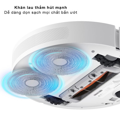Robot Hút Bụi Lau Nhà Xiaomi X20+ Giặt Sấy Giẻ Tự Động Lực Hút 6000 Pa - Bản Quốc Tế