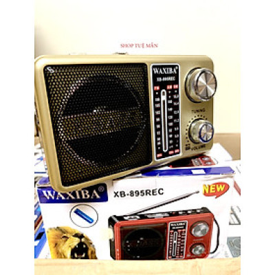 Đài Radio Waxiba XB-895 REC bluetooth MẪU MỚI GIÀNH CHO NGƯỜI GIÀ Hàng Chính Hãng