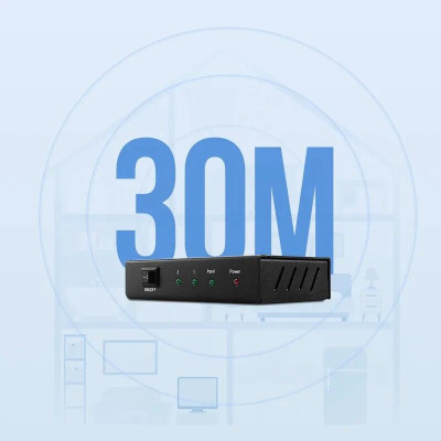 Ugreen UG4020140201TK Màu Đen Bộ chia HDMI 1 ra 2 hỗ trợ phân giải FULL HD - HÀNG CHÍNH HÃNG