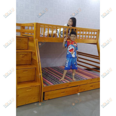 Giường 2 Tầng Gỗ Tự Nhiên Bella Esprit 192 (Vàng)