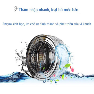 Hộp 12 Viên Tẩy Vệ Sinh Lồng Máy Giặt, Diệt Khuẩn Và Tẩy Chất Cặn Lồng Máy Giặt Hiệu Quả - Hàng Loại 1 Chính Hãng