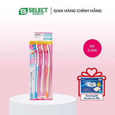 Set 03 Bàn Chải Đánh Răng Lông Mềm S Select Yamakiri Nhật Bản