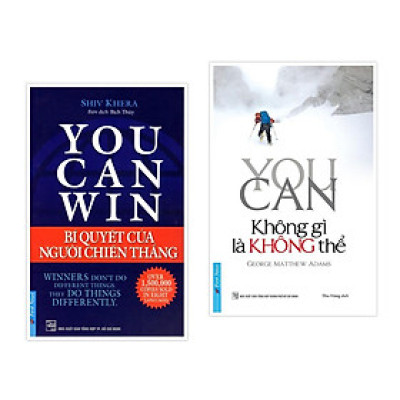 Sách - Combo You Can - Không Gì Là Không Thể + You Can Win - Bí Quyết Người Chiến Thắng - First News