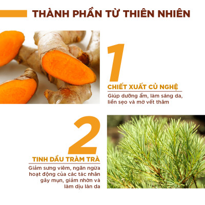 Kem Nghệ Giảm Mụn Oriss Giúp Mờ Thâm Sẹo Dưỡng Ẩm Sáng Da 20g