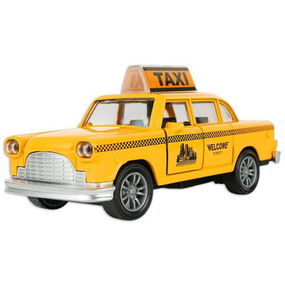Đồ Chơi Mô Hình Xe Taxi Chạy Trớn - Toys&Joys 53224 - Màu Vàng