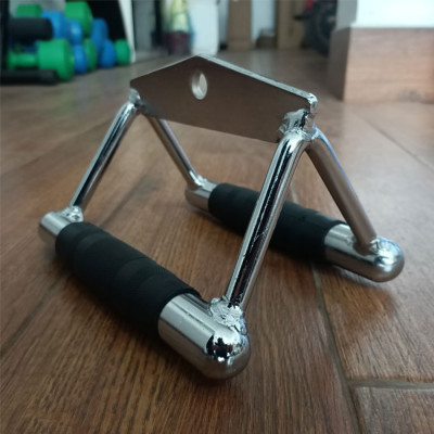 Tay kéo xô đôi, tay kéo hỗ trợ các bài tập với giàn tạ có mút cao su chống trơn T THIEN TRUONG SPORT