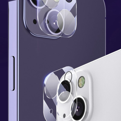 Miếng Dán Kính Cường Lực Camera chống trầy GOR cho iPhone 14 / 14 Plus / 14 Pro / 14 Pro Max (Bộ 2 Miếng) - HÀNG CHÍNH HÃNG