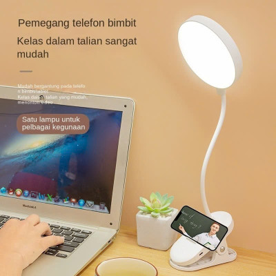 Đèn Học Kẹp Bàn Chống Cận Cho Học Sinh PaKaSa , Đèn Cảm Ứng Kẹp Bàn Xoay 360 Độ - Hàng chính hãng