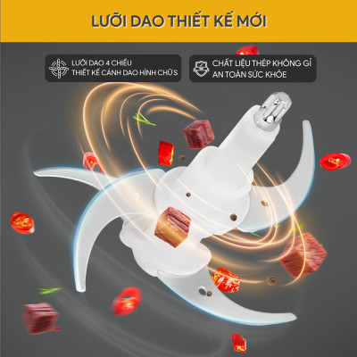 Máy xay thịt Bluestone 2 lít CHB-5148 - Hàng chính hãng